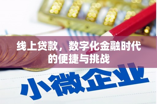 山上线上贷款，数字化金融时代的便捷与挑战