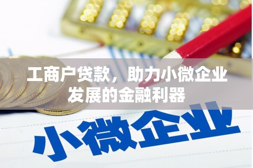山上工商户贷款，助力小微企业发展的金融利器