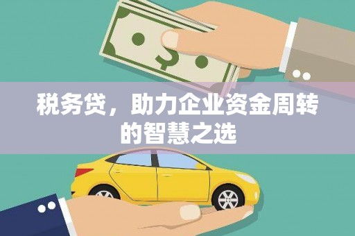 山上税务贷，助力企业资金周转的智慧之选