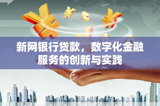 山上新网银行贷款，数字化金融服务的创新与实践
