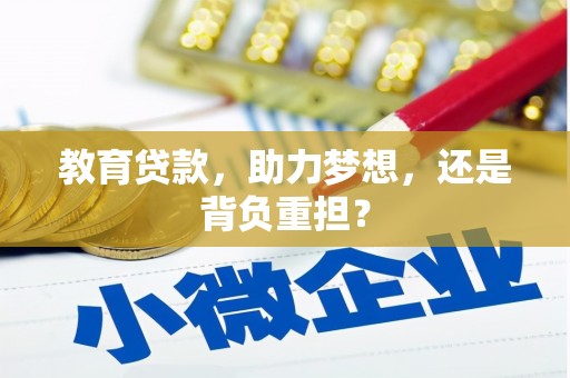山上教育贷款，助力梦想，还是背负重担？