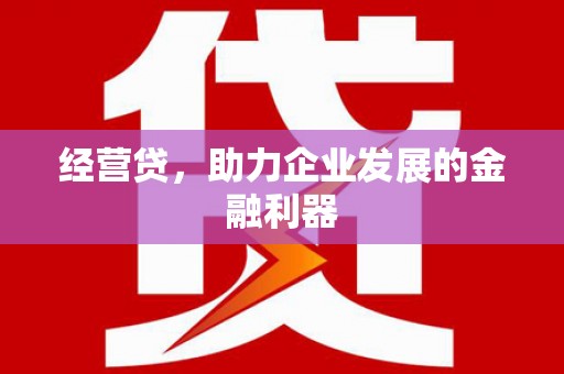 山上经营贷，助力企业发展的金融利器