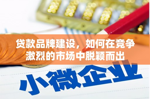 山上贷款品牌建设，如何在竞争激烈的市场中脱颖而出