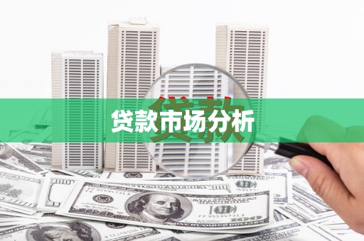 山上贷款市场分析