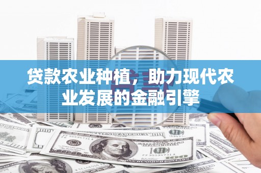 山上贷款农业种植，助力现代农业发展的金融引擎