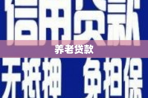 山上养老贷款