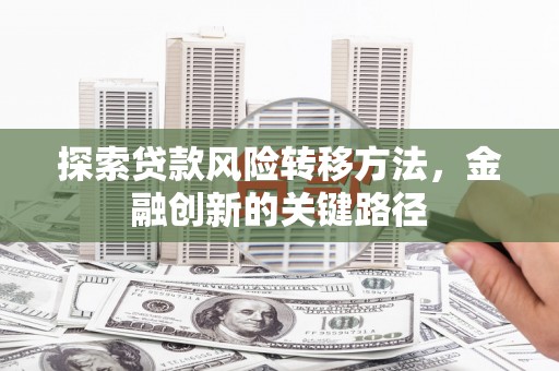 山上探索贷款风险转移方法，金融创新的关键路径