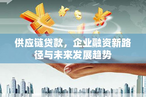 山上供应链贷款，企业融资新路径与未来发展趋势