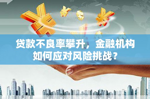 山上贷款不良率攀升，金融机构如何应对风险挑战？