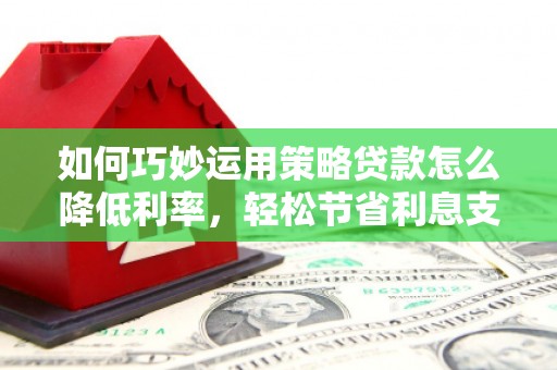 山上如何巧妙运用策略贷款怎么降低利率，轻松节省利息支出