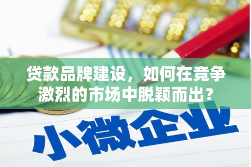 山上贷款品牌建设，如何在竞争激烈的市场中脱颖而出？