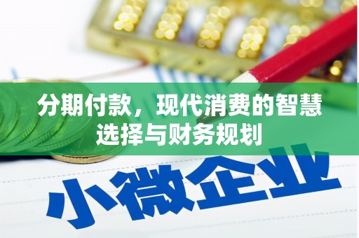 山上分期付款，现代消费的智慧选择与财务规划