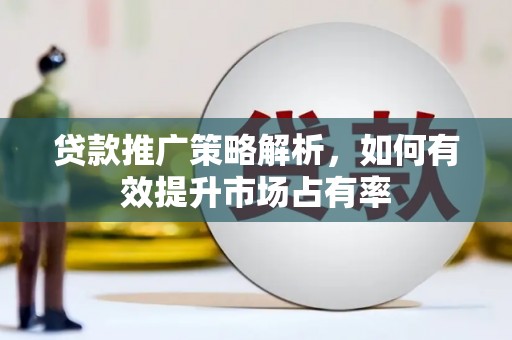 山上贷款推广策略解析，如何有效提升市场占有率