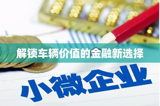 山上解锁车辆价值的金融新选择
