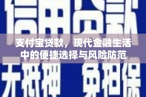 山上支付宝贷款，现代金融生活中的便捷选择与风险防范