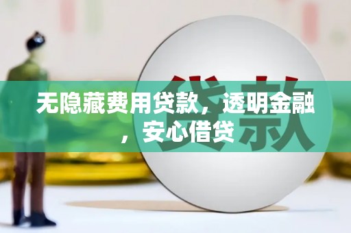 山上无隐藏费用贷款，透明金融，安心借贷