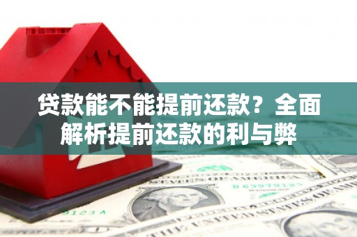 山上贷款能不能提前还款？全面解析提前还款的利与弊
