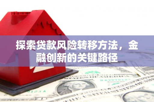 山上探索贷款风险转移方法，金融创新的关键路径