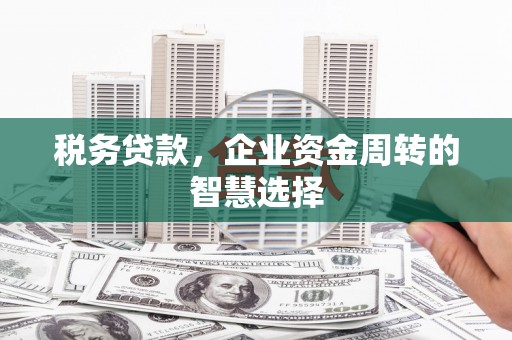 山上税务贷款，企业资金周转的智慧选择