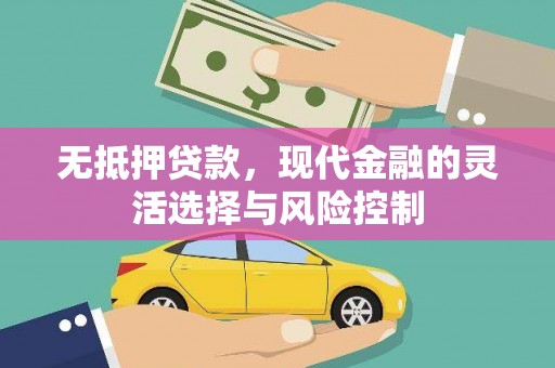 山上无抵押贷款，现代金融的灵活选择与风险控制