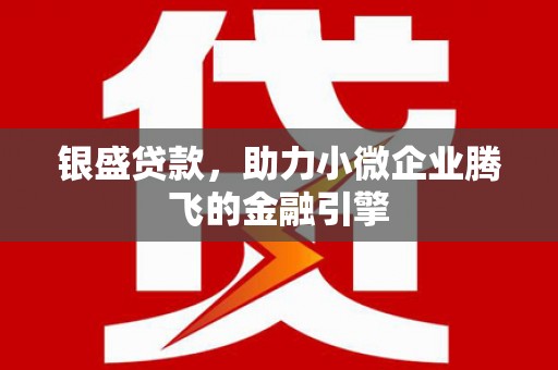 山上银盛贷款，助力小微企业腾飞的金融引擎