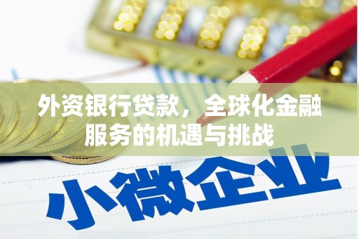 山上外资银行贷款，全球化金融服务的机遇与挑战