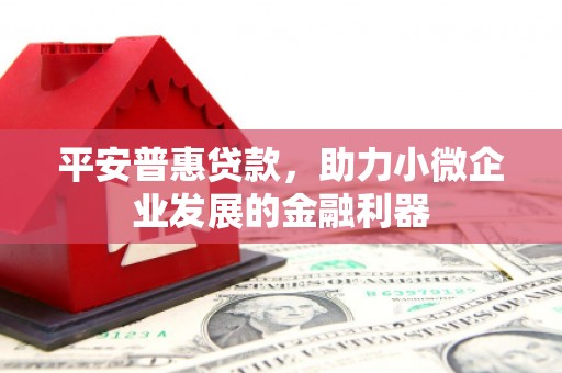 山上平安普惠贷款，助力小微企业发展的金融利器