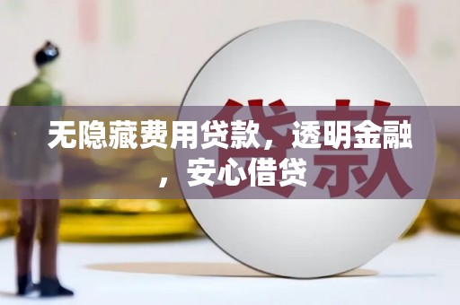 山上无隐藏费用贷款，透明金融，安心借贷