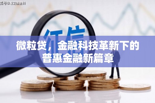 山上微粒贷，金融科技革新下的普惠金融新篇章