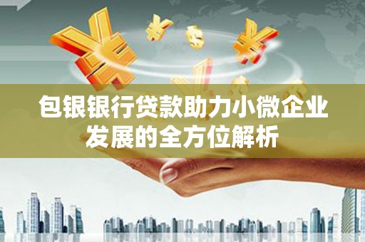 山上包银银行贷款助力小微企业发展的全方位解析