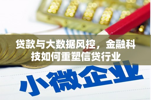山上贷款与大数据风控，金融科技如何重塑信贷行业