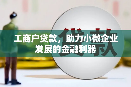 山上工商户贷款，助力小微企业发展的金融利器