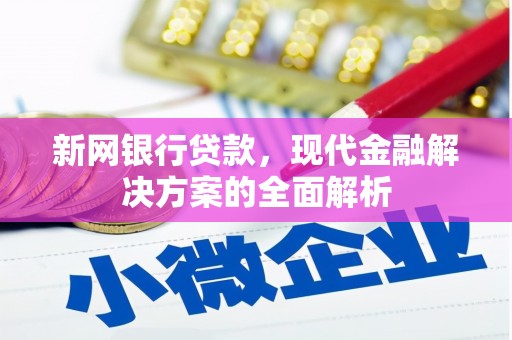 山上新网银行贷款，现代金融解决方案的全面解析