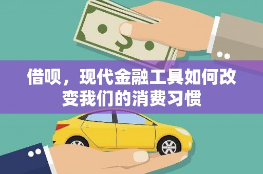 山上借呗，现代金融工具如何改变我们的消费习惯