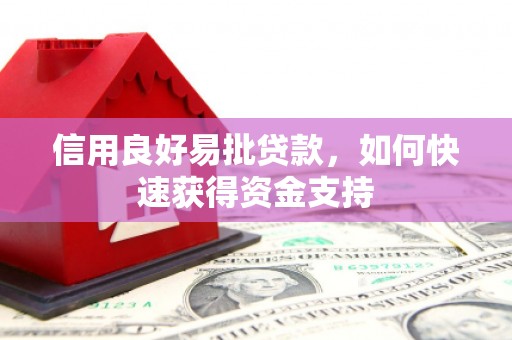 山上信用良好易批贷款，如何快速获得资金支持
