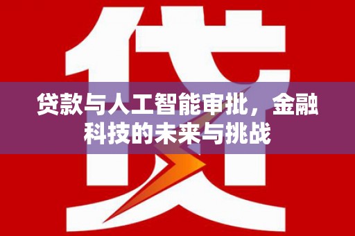 山上贷款与人工智能审批，金融科技的未来与挑战