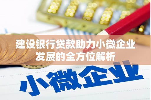 山上建设银行贷款助力小微企业发展的全方位解析