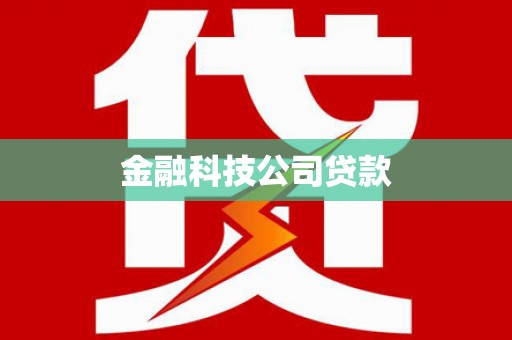 山上金融科技公司贷款