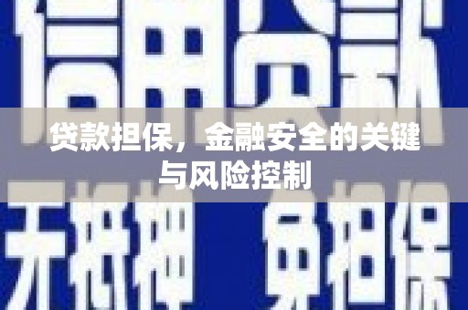 山上贷款担保，金融安全的关键与风险控制