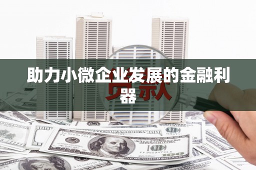 山上助力小微企业发展的金融利器