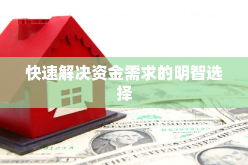 山上快速解决资金需求的明智选择