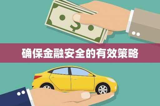 山上确保金融安全的有效策略