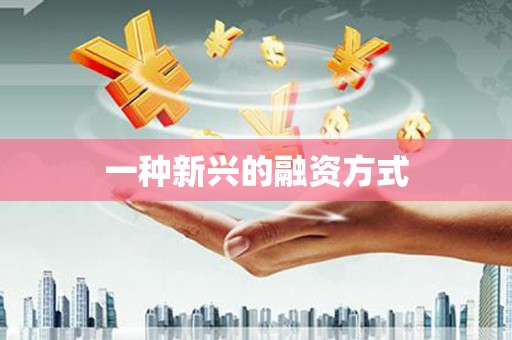 山上一种新兴的融资方式