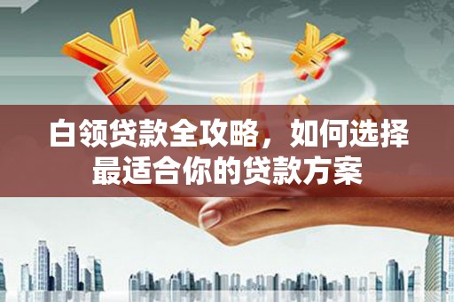 山上白领贷款全攻略，如何选择最适合你的贷款方案